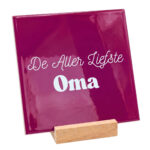 Teksttegel allerliefste oma