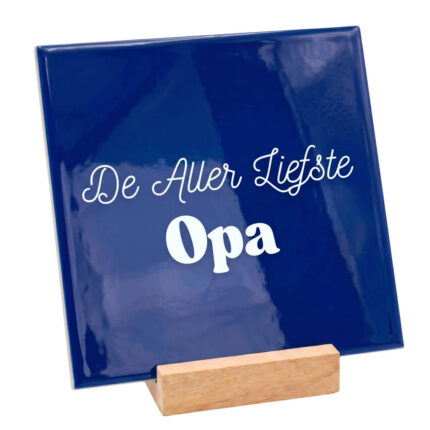 Teksttegel allerliefste opa
